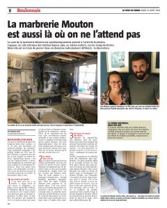 Article journal Voix du Nord 12/08/2019
