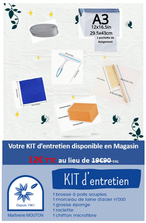 Kit entretien Kit entretien complet nettoyage de monument