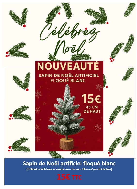 Sapin de Noël Artificiel Neige