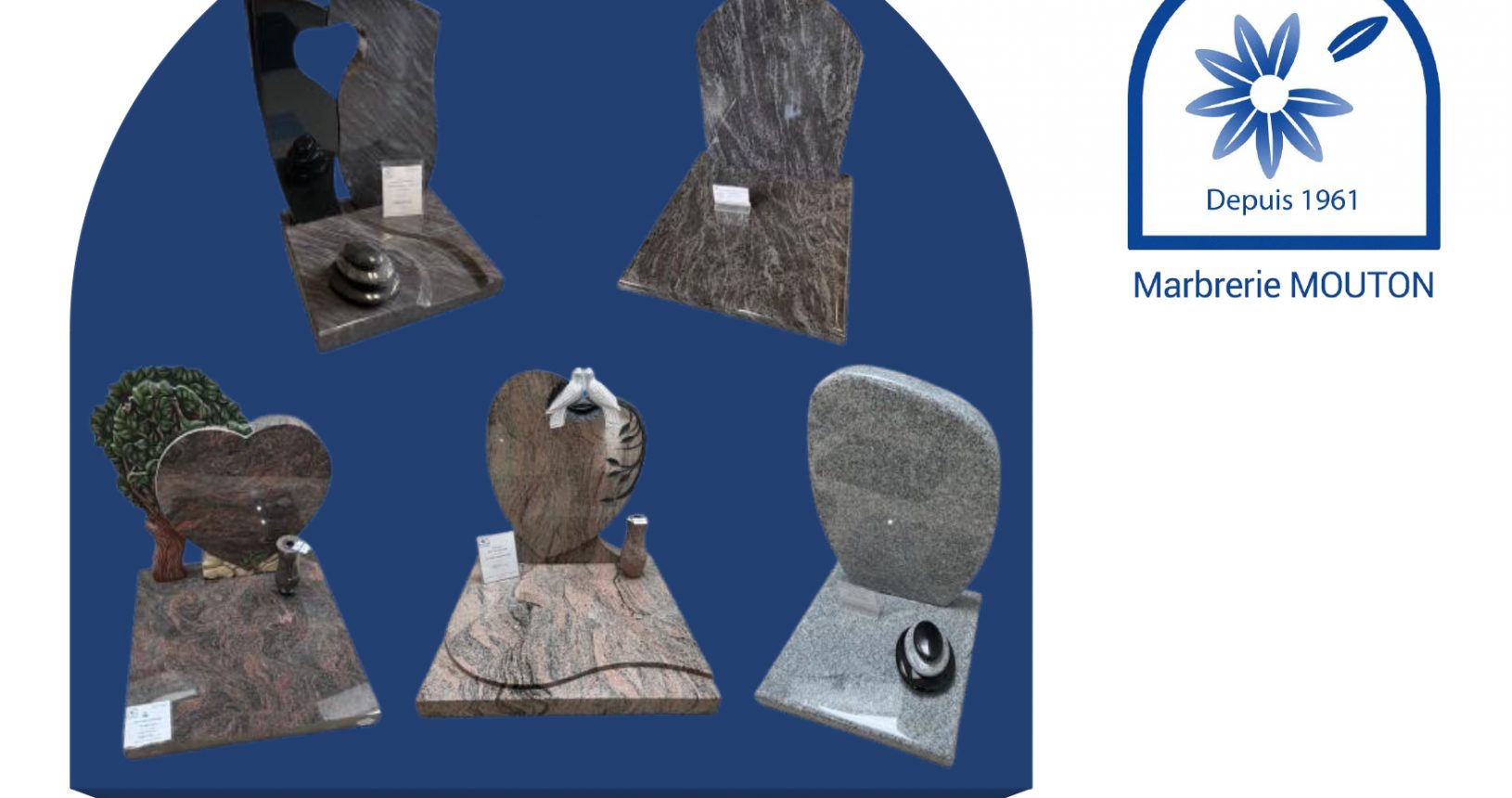 Monuments cinéraires en déstockage